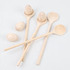Jeu de course de l'œuf et de la cuillère en bois
