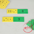 Jeu de dominos mathématique en bois