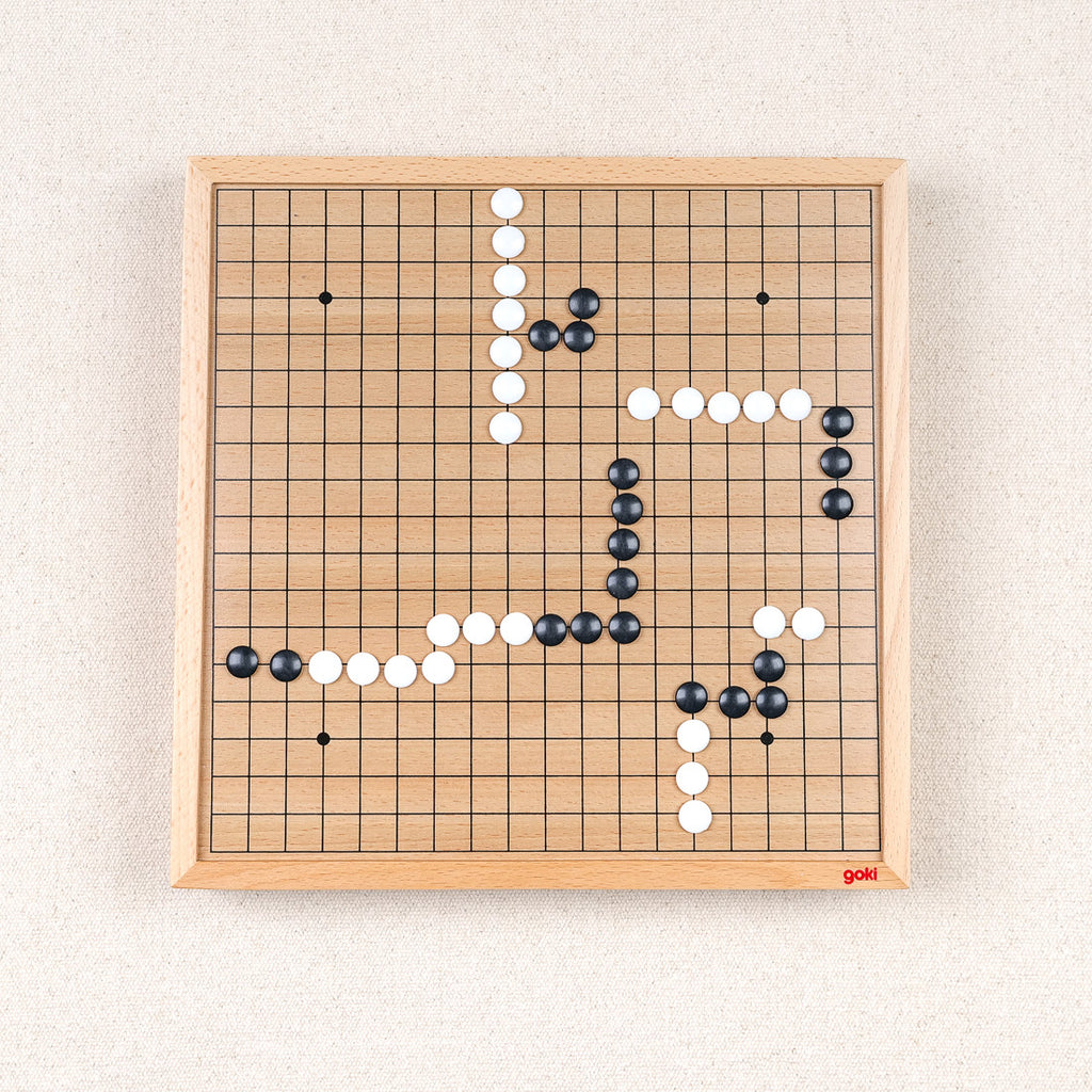 Jeu de go en bois