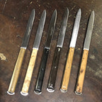 Jeu de six couteaux de table Basque