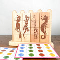 Jeu éducatif animaux et strass