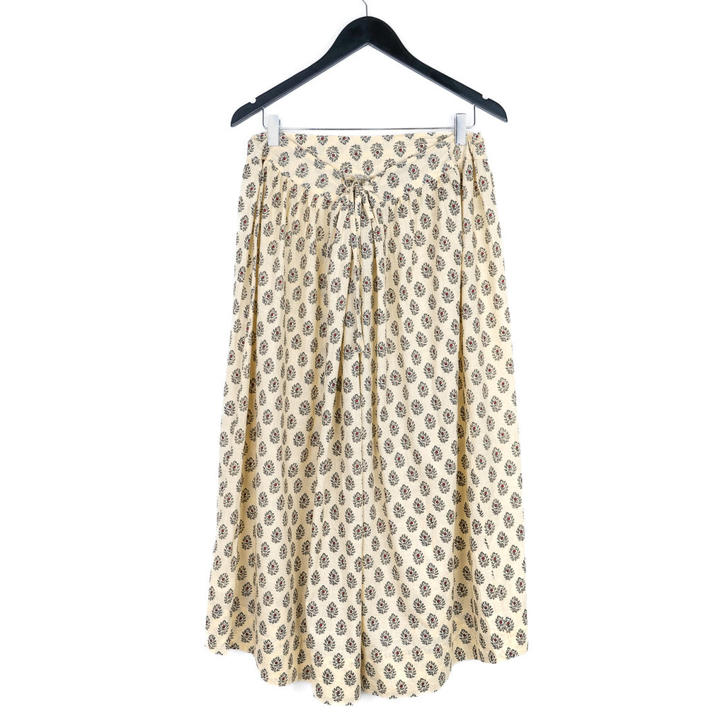 Jupe provençale aubépine beige