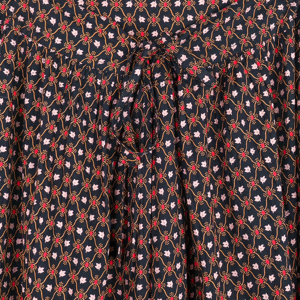 Jupe provençale treille noire