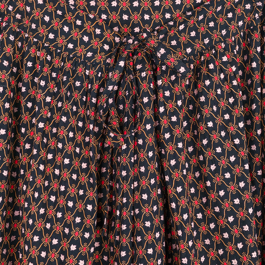 Jupe provençale treille noire