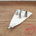 Kit 6 douilles inox et poche coutil