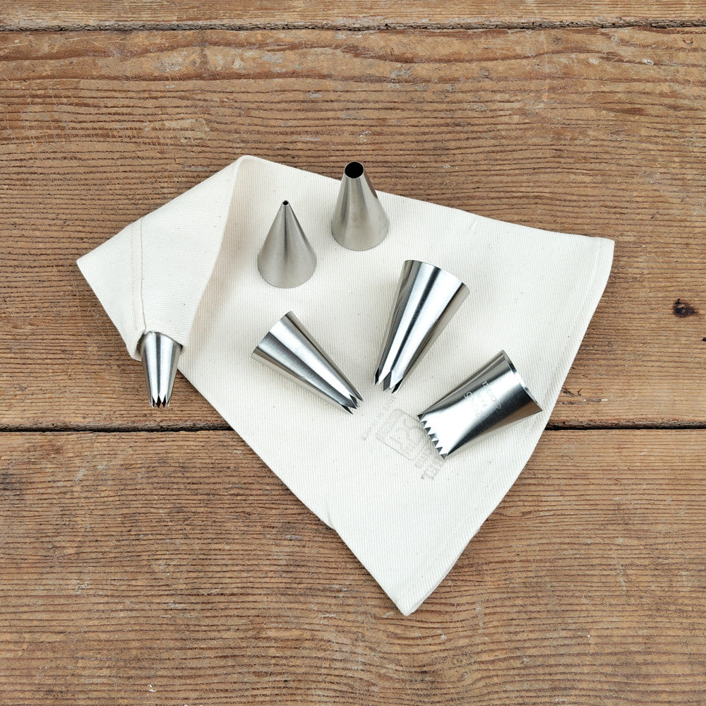 Kit 6 douilles inox et poche coutil