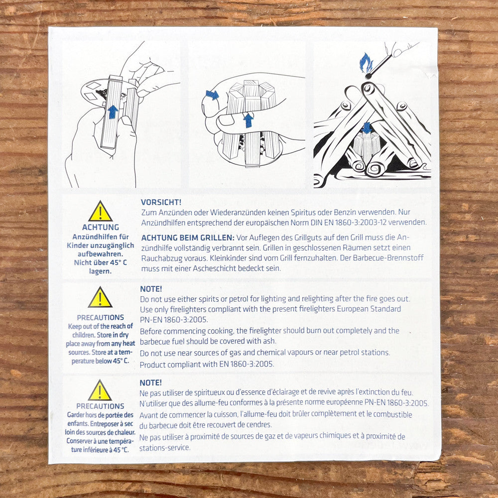 Kit de démarrage de feu