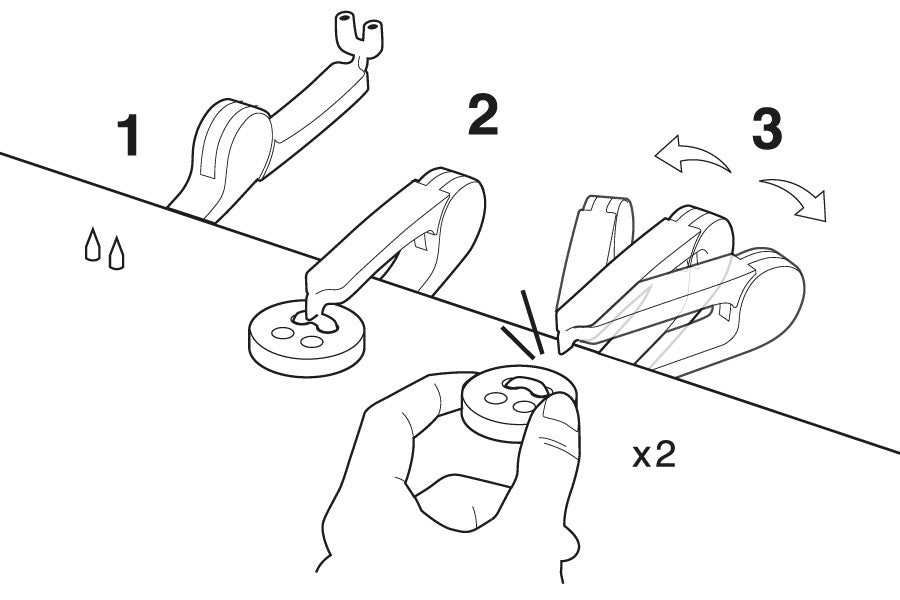 Kit de réparation pour bouton de chemise
