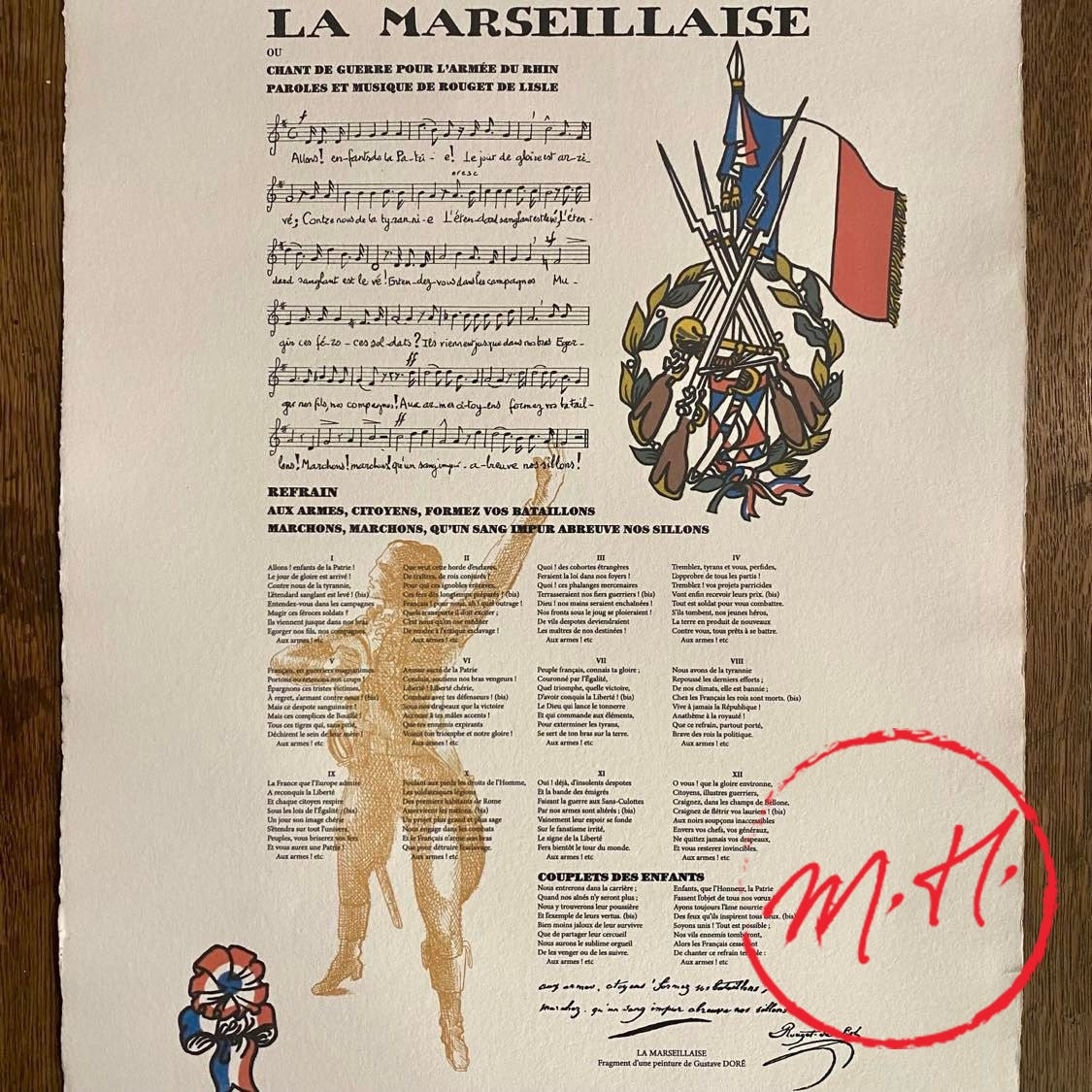 La Marseillaise de Rouget de l'Isle
