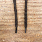 Lacets bruns 90 cm Cordelets 100% coton