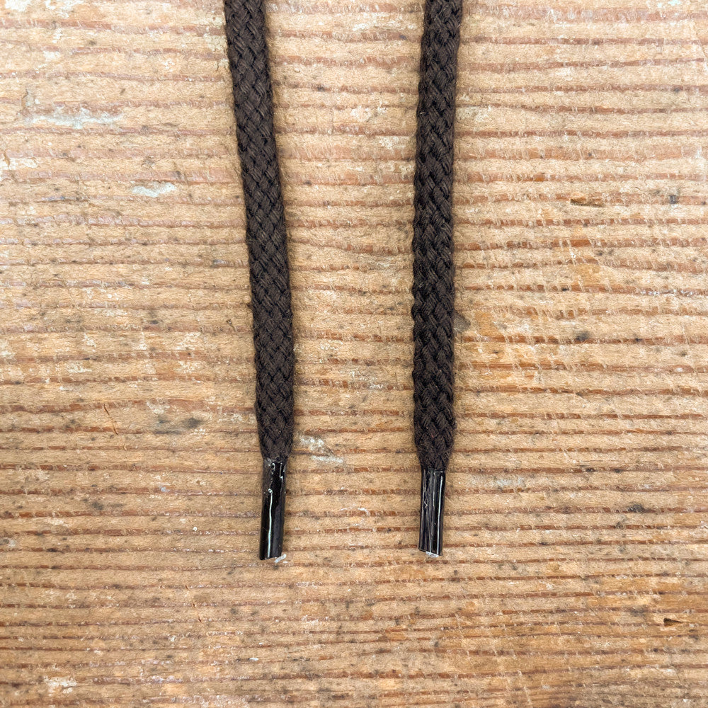 Lacets bruns 90 cm Cordelets 100% coton