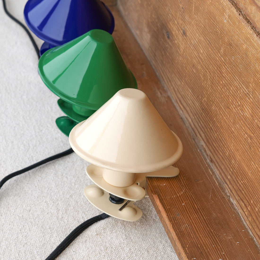 Lampe champignon à clip