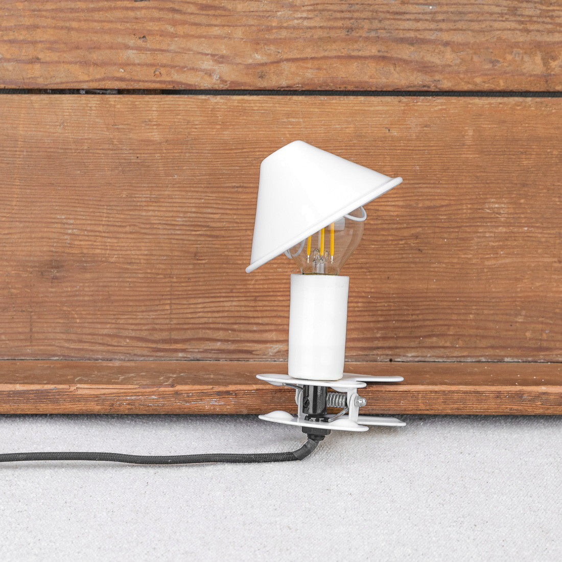 Lampe à clipser blanche