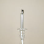 Lampe à huile chandelier en verre transparent