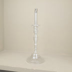 Lampe à huile en verre transparent