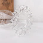 lampe à pétrole verre collerette