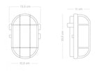 Lampe hublot en bakélite pour salle de bain
