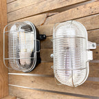 Lampe hublot en bakélite pour salle de bain