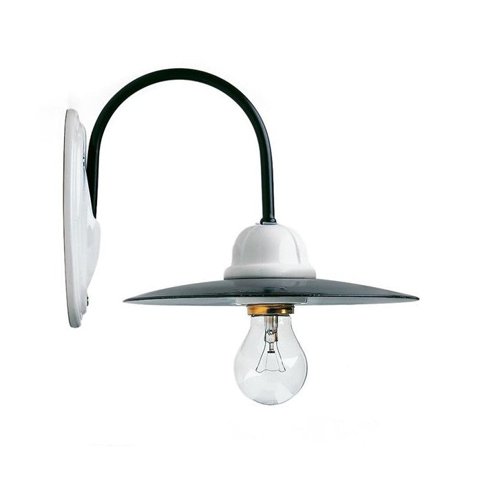 Lampe murale émail/céramique 75 W