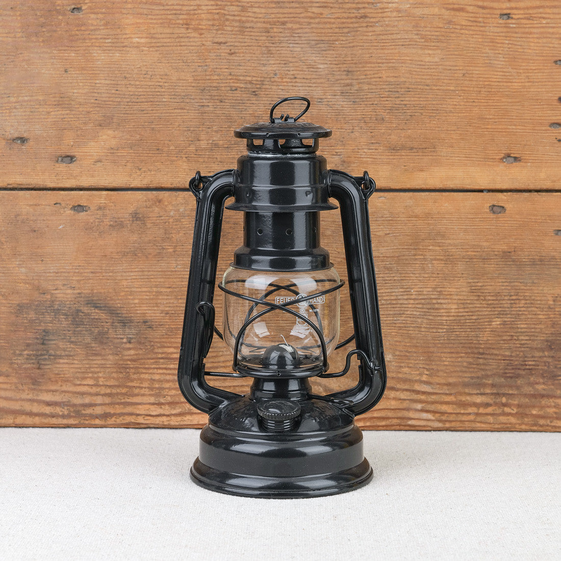 Lampe tempête noire