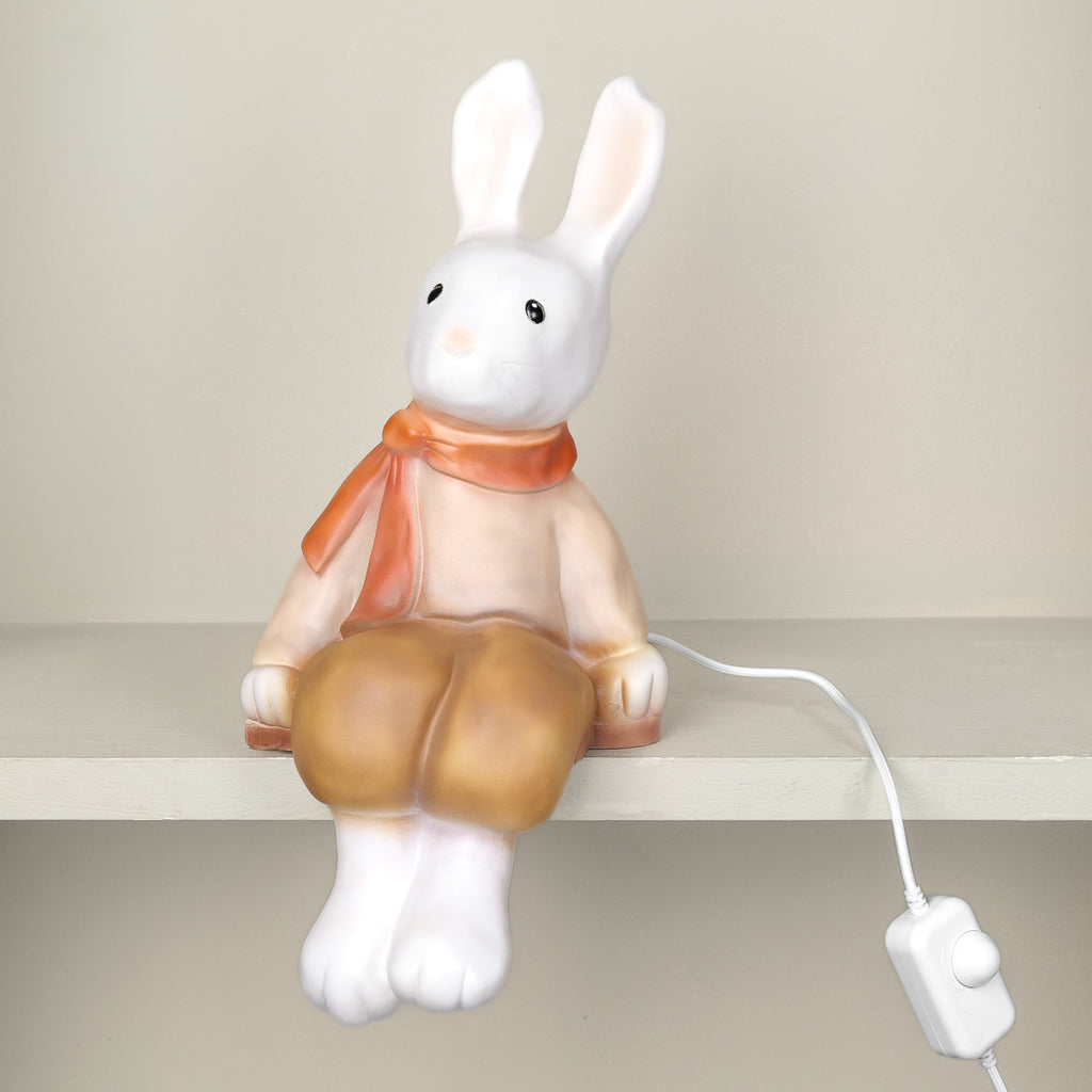 Lampe veilleuse lapin assis