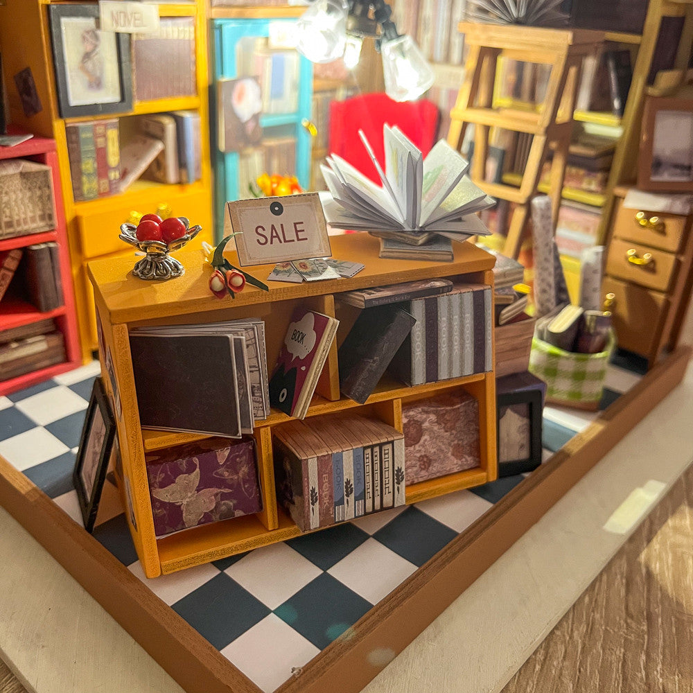 Librairie miniature à monter