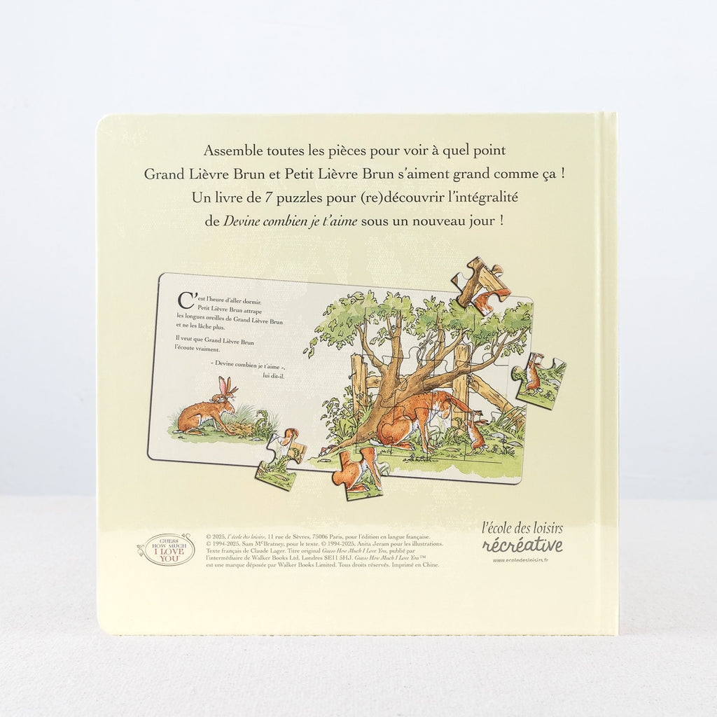 Livre-puzzle "Devine combien je t'aime"