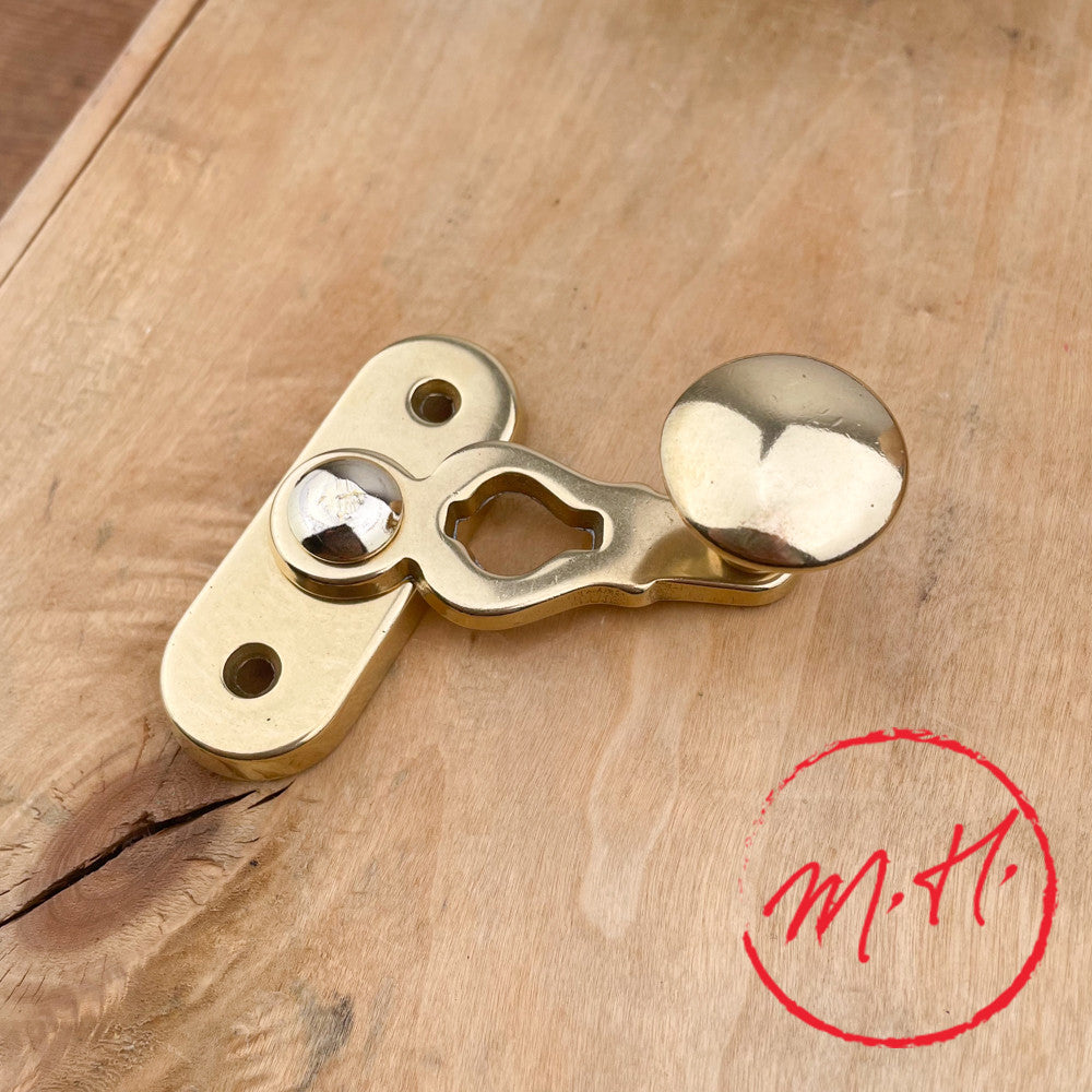 Loquet de volet en Laiton Poli 60mm