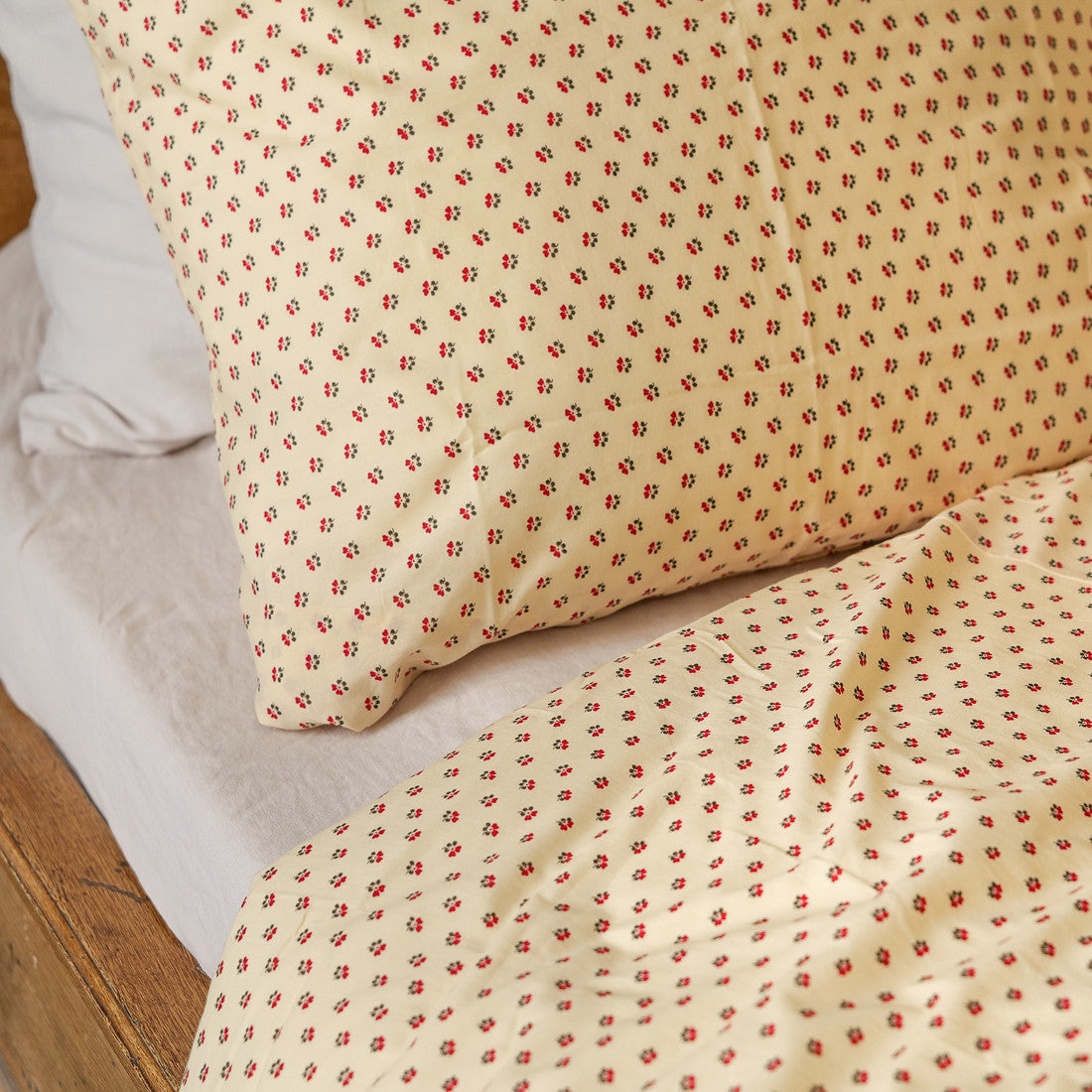 Lot 2 Taies d'oreiller Pico Rouge