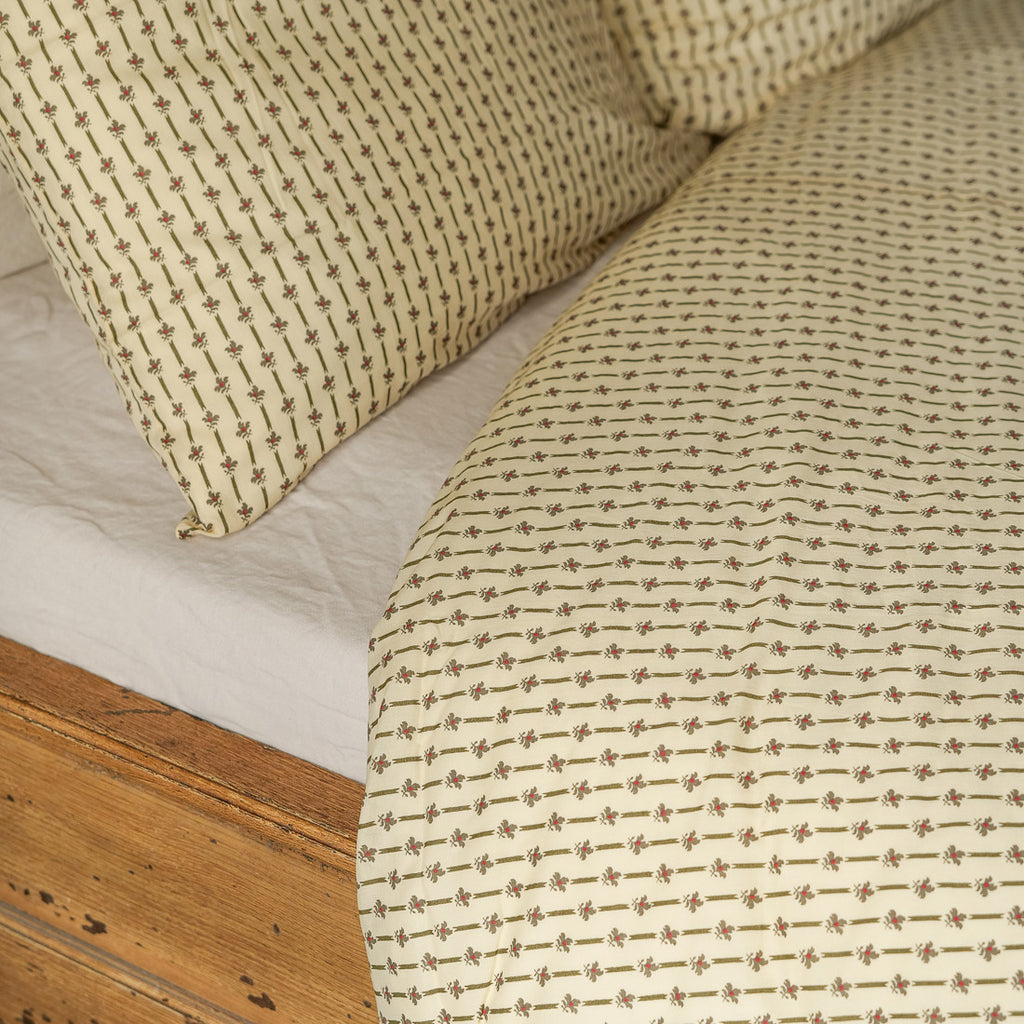 Lot 2 Taies d'oreiller Tiragasso Ecru