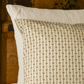 Lot 2 Taies d'oreiller Tiragasso Ecru