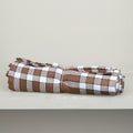 Lot 5 serviettes de table carreaux normand