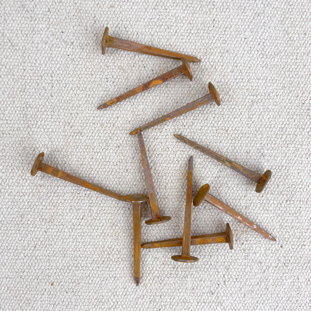 Lot de 10 clous forgés Marinier à tête diamant
