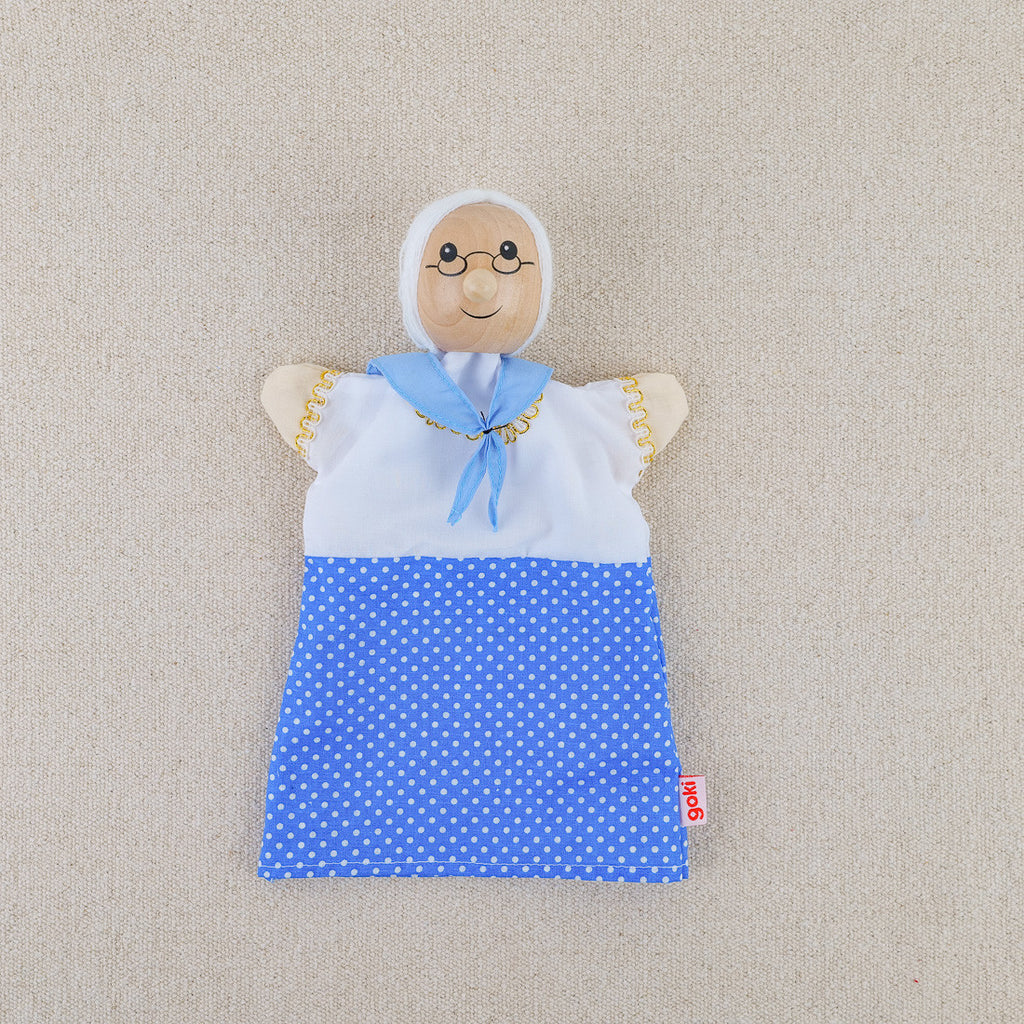 Lot de 12 marionnettes en tissu