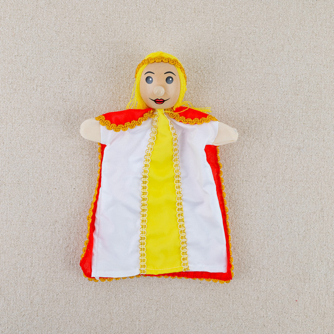 Lot de 12 marionnettes en tissu
