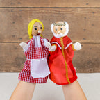 Lot de 12 marionnettes en tissu