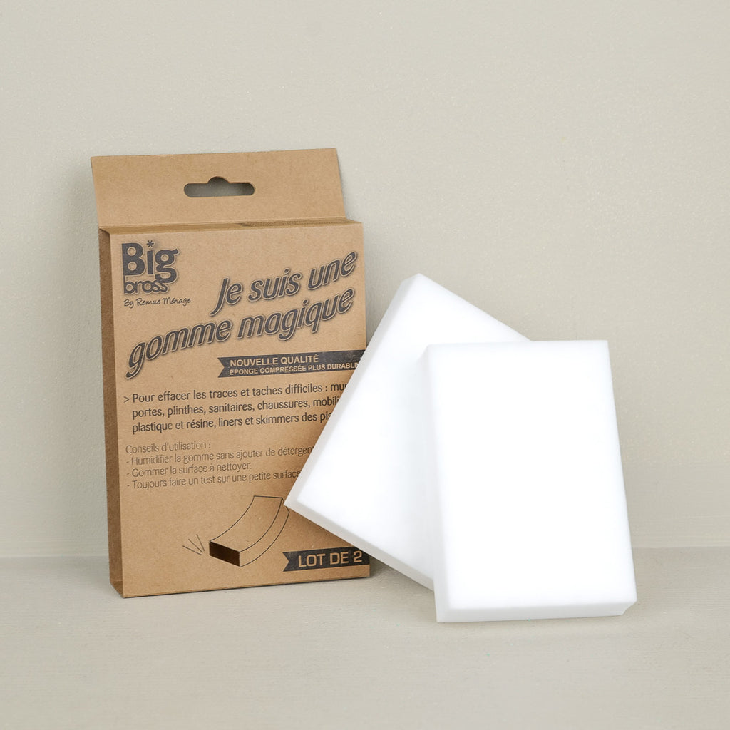 Lot de 2 éponges magiques