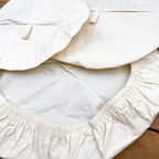 Lot de 3 charlottes de conservation en coton bio