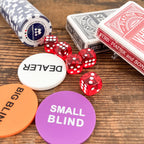 Mallette de Poker en Noyer