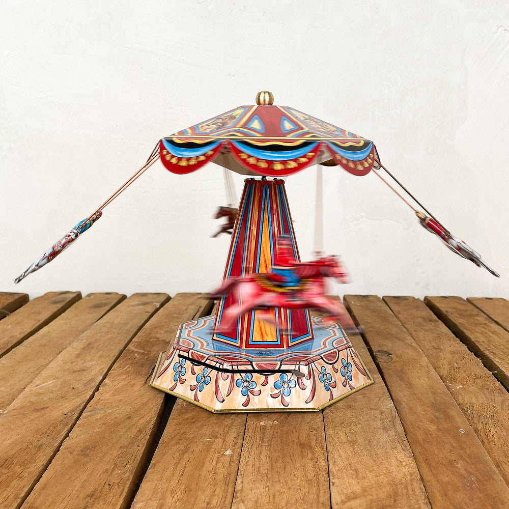 Manège à chevaux mécanique