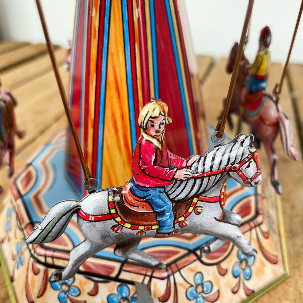 Manège à chevaux mécanique