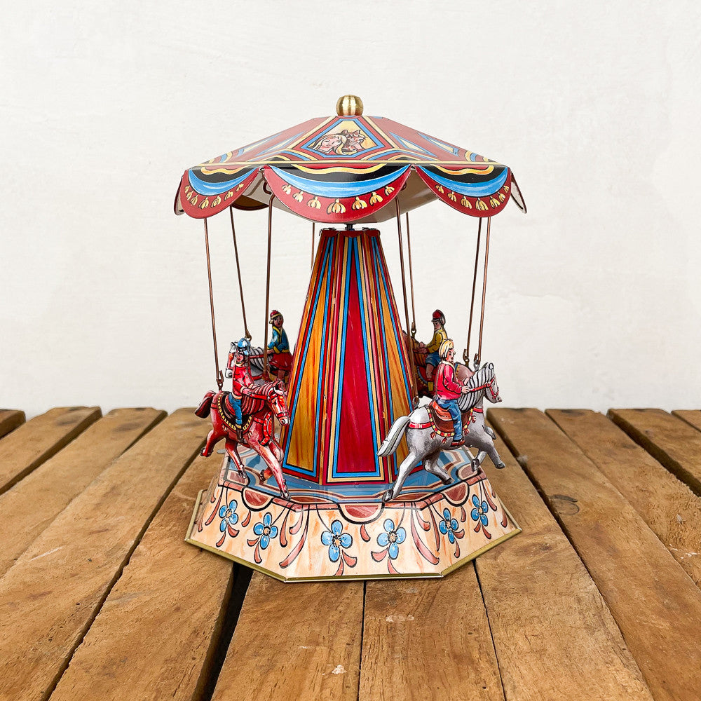 Manège à chevaux mécanique