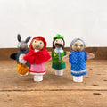 Marionnettes de doigt Petit chaperon rouge