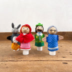 Marionnettes de doigt Petit chaperon rouge
