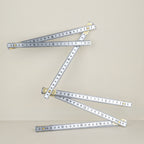 Mètre pliable en aluminium 2 m