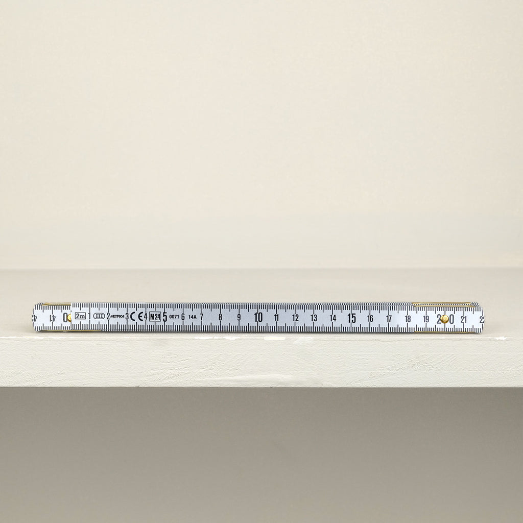 Mètre pliable en aluminium 2 m