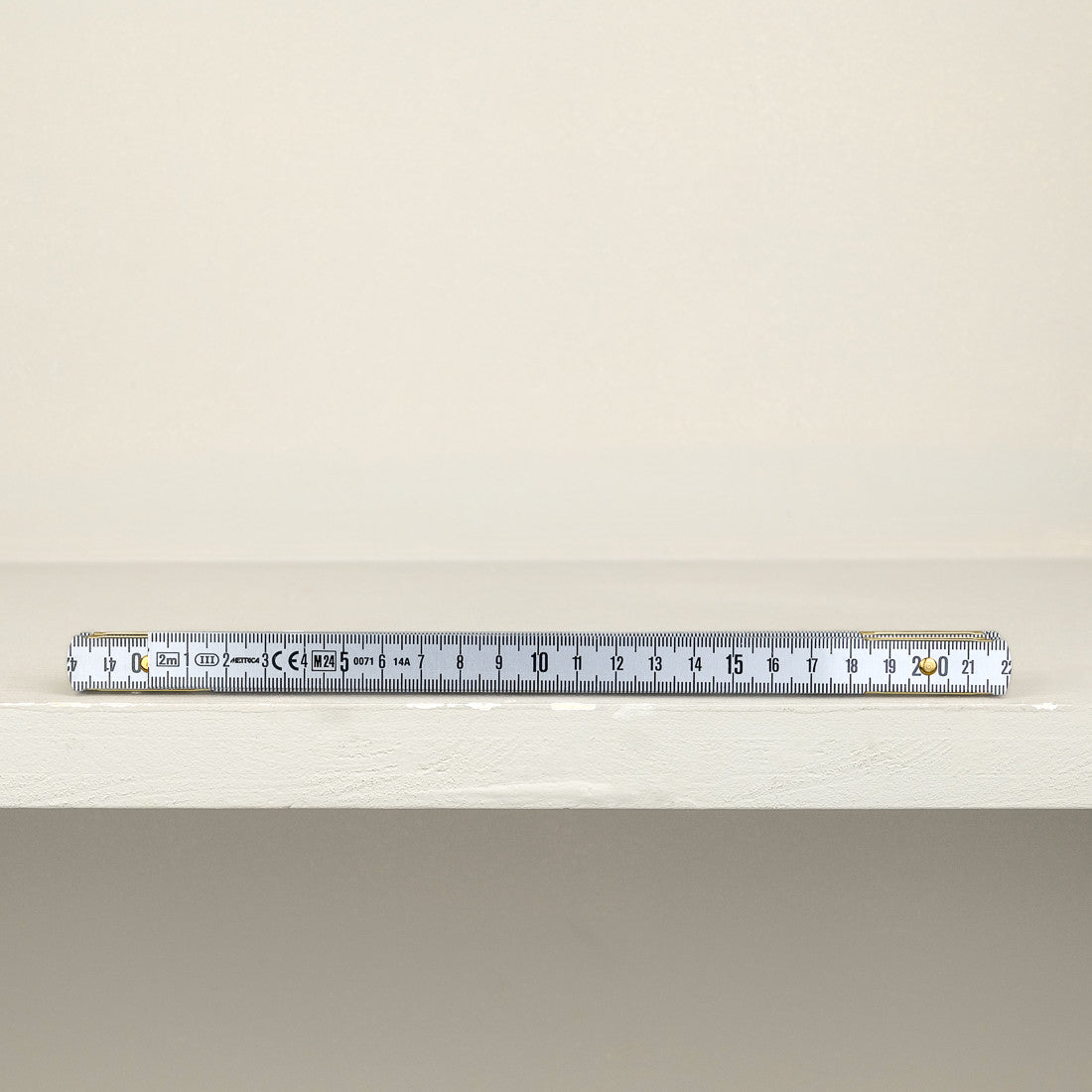 Mètre pliable en aluminium 2 m