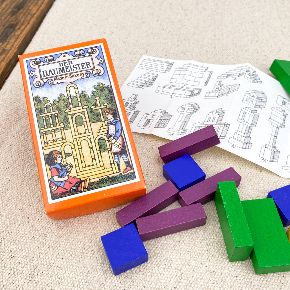Mini jeu de construction en bois