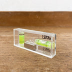Mini niveau transparent avec aimant