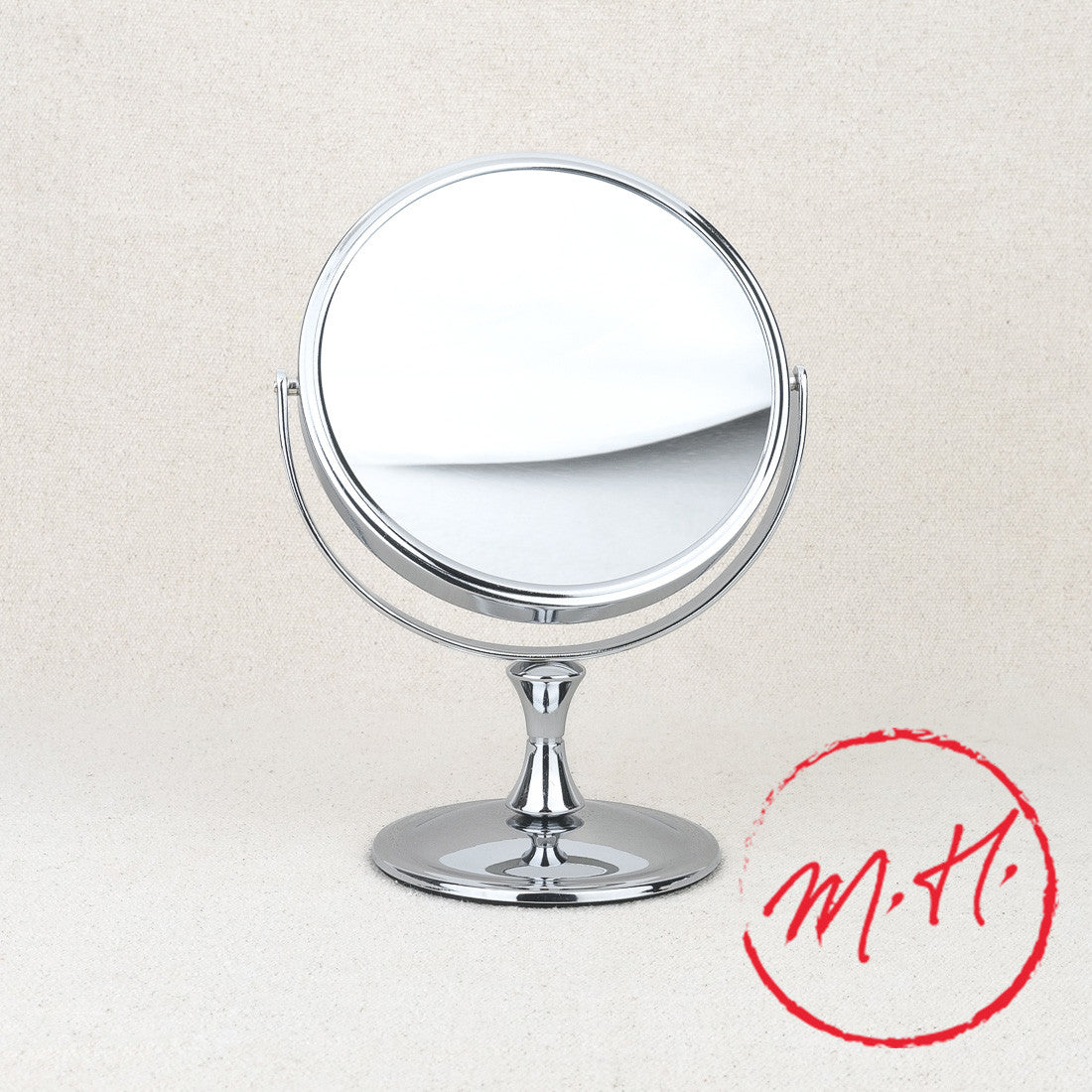 Miroir double face grossissant x7 sur pied